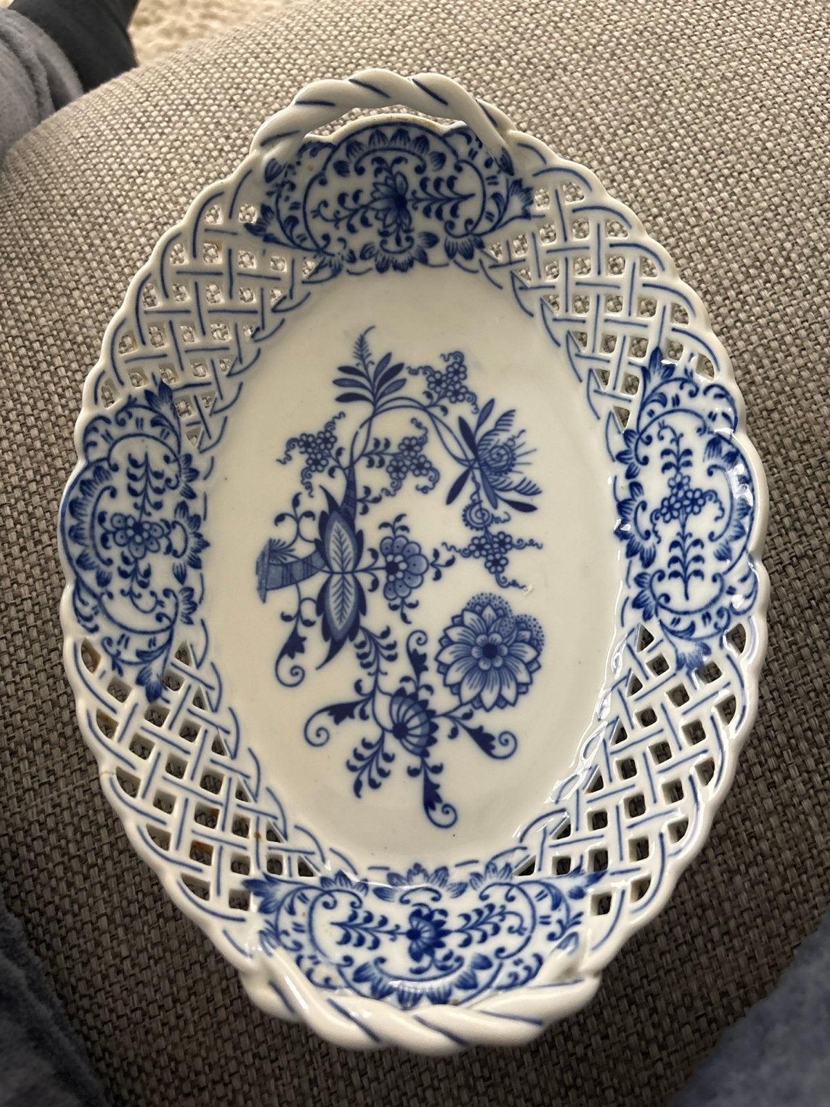 Zwiebelmuster schalen - origineel uit Tsjechoslowakije, Antiek en Kunst, Ophalen of Verzenden