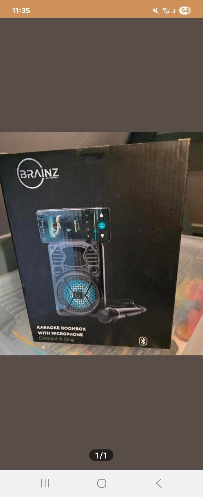 mini karaoke, Audio, Tv en Foto, Ophalen, Nieuw, Complete set