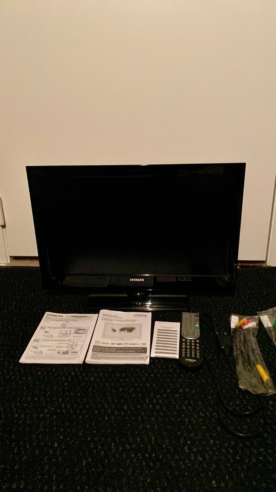 Hitachi TV met ingebouwde DVD-speler, Overige merken, 50 Hz, Ophalen of Verzenden, Zo goed als nieuw