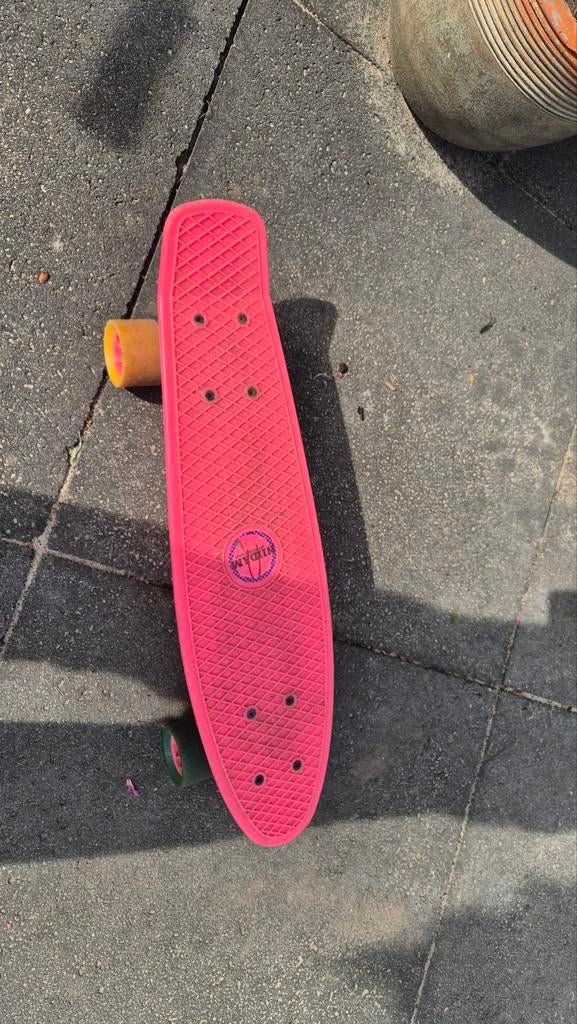 Roze Penny Skateboard - Gebruikt, Sport en Fitness, Skateboarden, Gebruikt, Skateboard, Ophalen