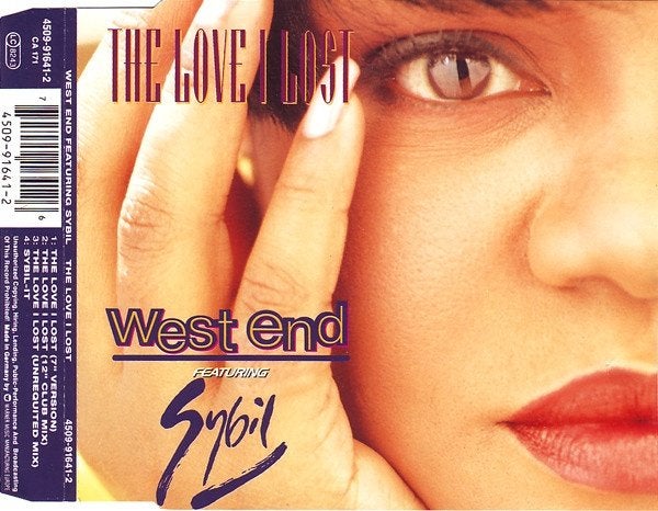 WEST END + SYBIL CD SINGLE THE LOVE I LOST, Ophalen of Verzenden, Zo goed als nieuw, Pop