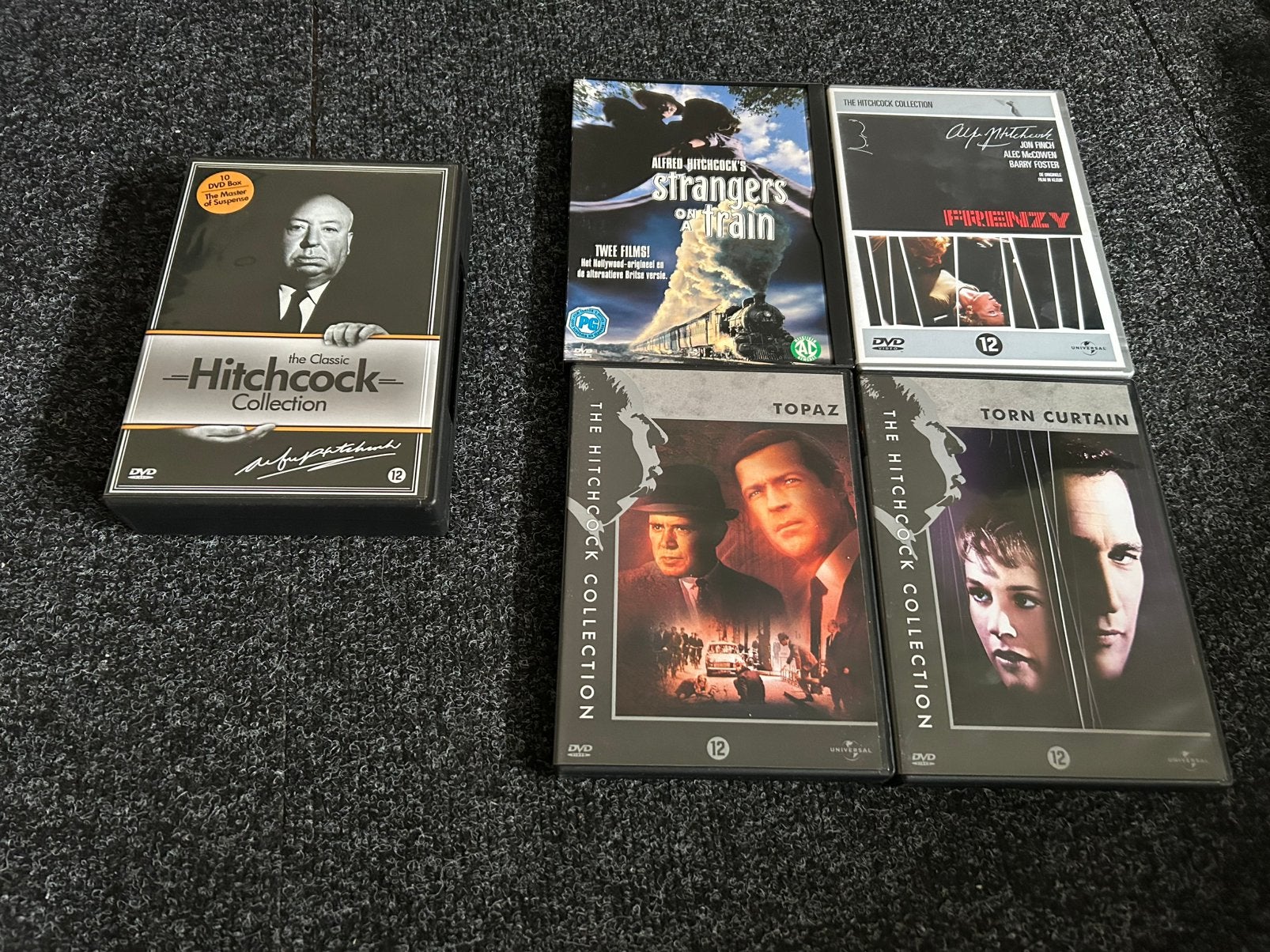 The hitchcock collection dvd box + 4 losse films, Vanaf 16 jaar, Ophalen of Verzenden, Gebruikt, Actie en Avontuur