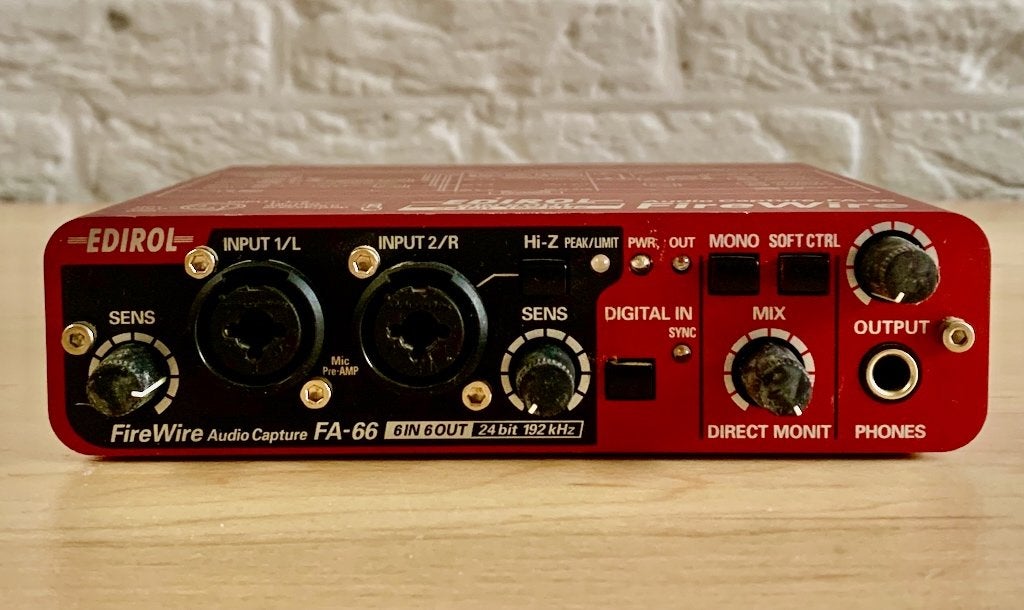Fire Wire "Edirol" Roland FA 66 Audio Capture (in doos), Ophalen of Verzenden, Zo goed als nieuw