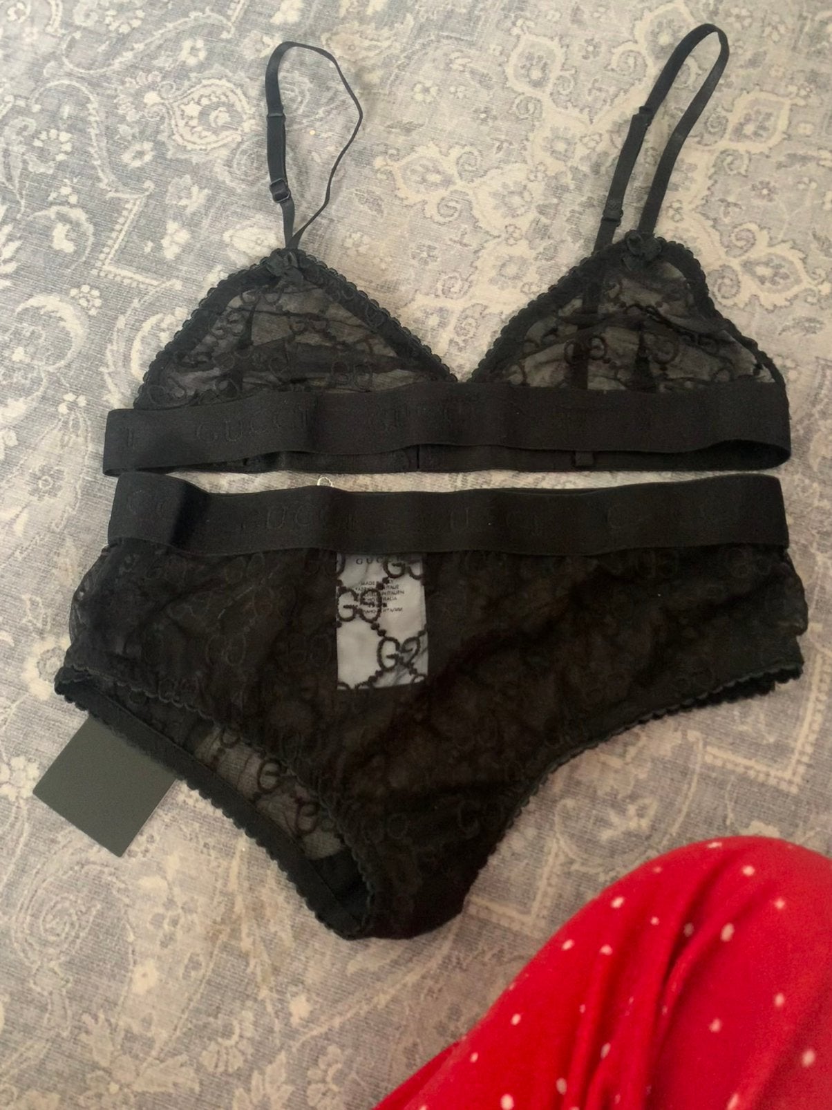 Gucci lingerie setje, Ophalen of Verzenden, Zwart
