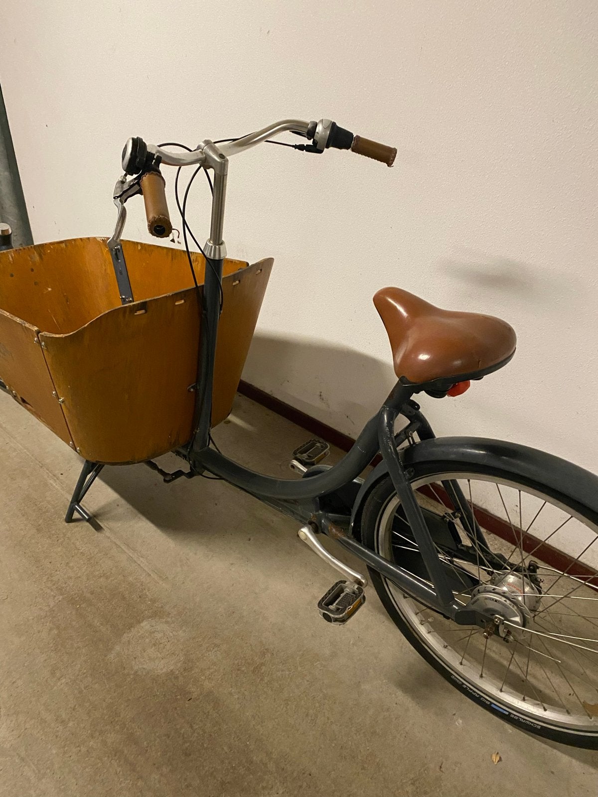 Babboe City bakfiets (opknapper) - Ideaal voor stadsritten, Fietsen en Brommers, Ophalen, Gebruikt, Huif, 2 kinderen