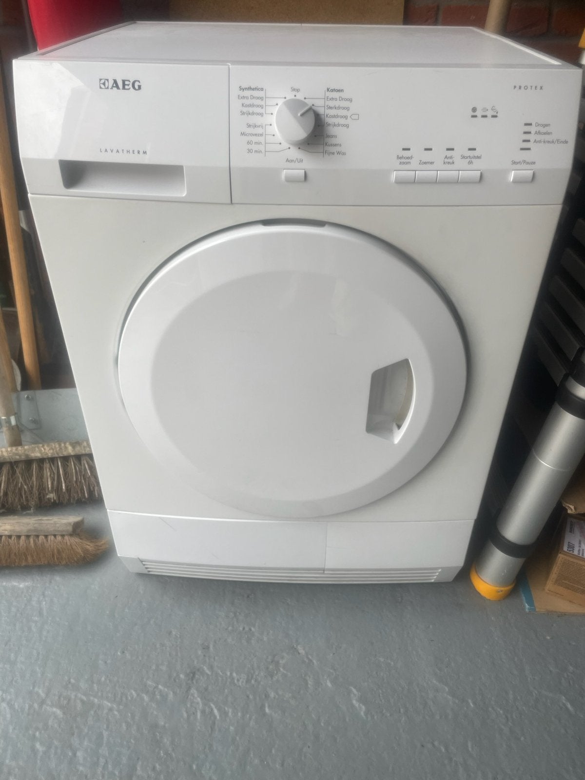 Aeg Lavatherm Protex wasdroger IZGS, Witgoed en Apparatuur, 6 tot 8 kg, Ophalen of Verzenden, Zo goed als nieuw, Voorlader