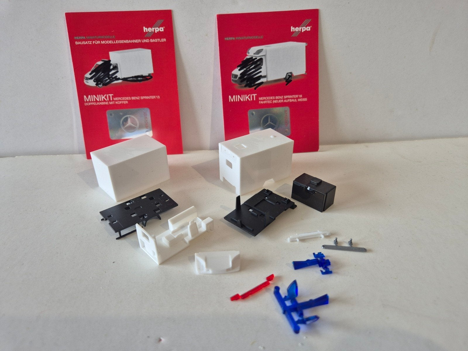 Herpa opbouwen Mercedes Sprinter Volkswagen Crafter, Ophalen of Verzenden, Nieuw, Bus of Vrachtwagen, Herpa