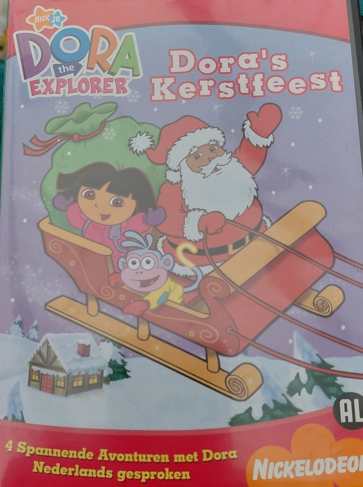 Dora the Explorer: Dora's Kerstfeest DVD nickelodeon, Gebruikt, Alle leeftijden, Tv-serie, Familie
