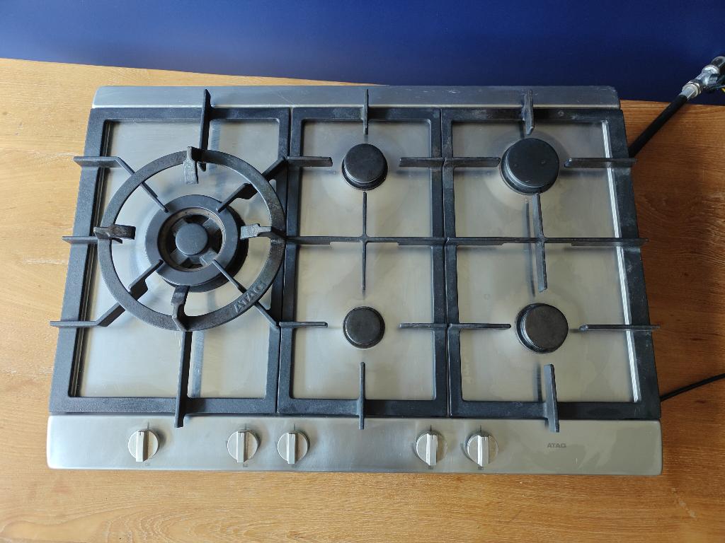gasfornuis kookplaat, Witgoed en Apparatuur, Kookplaten, Ophalen, Gebruikt, Inbouw, Gas