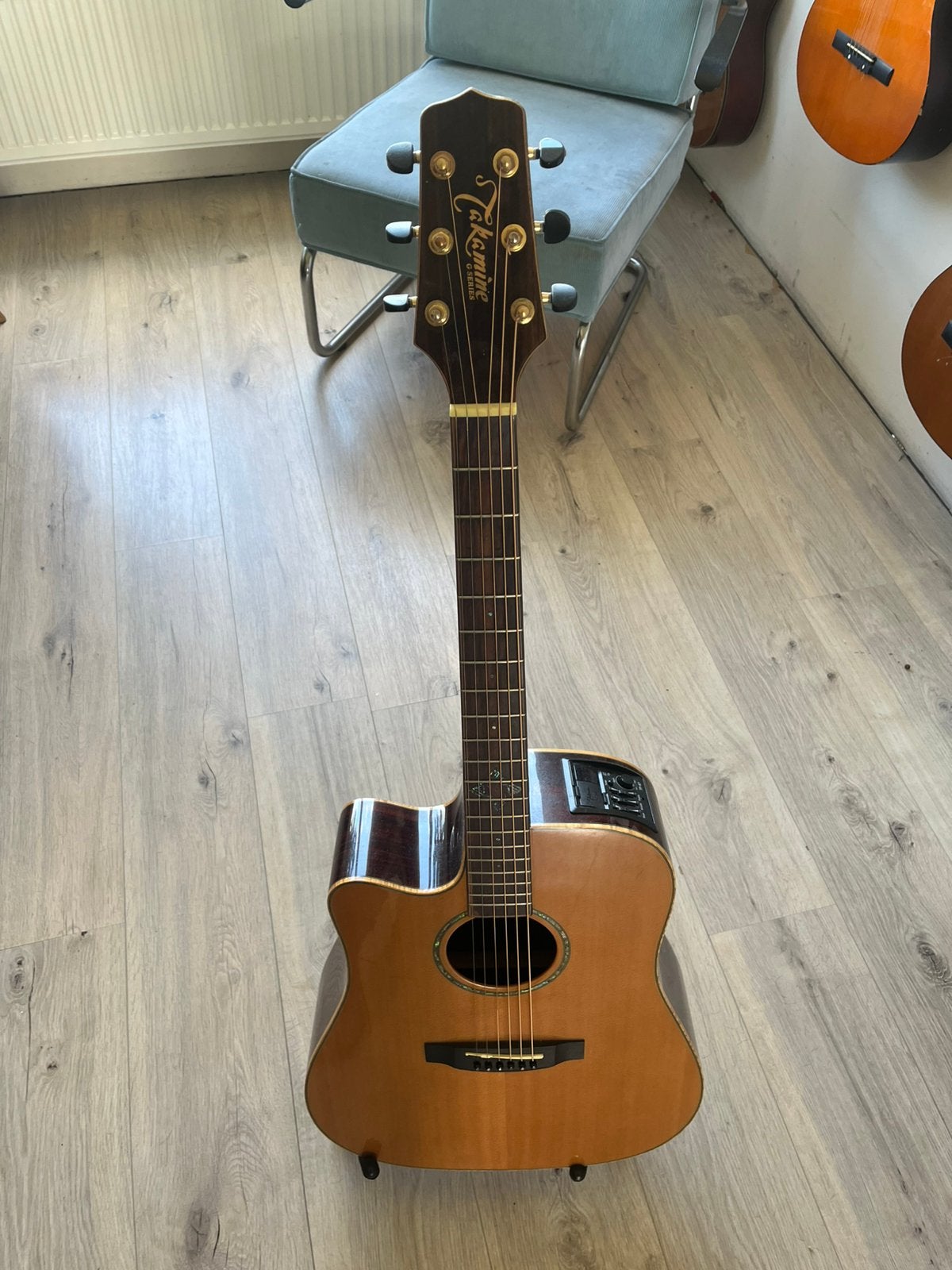 Takemine, Ophalen of Verzenden, Zo goed als nieuw, Western- of Steelstringgitaar