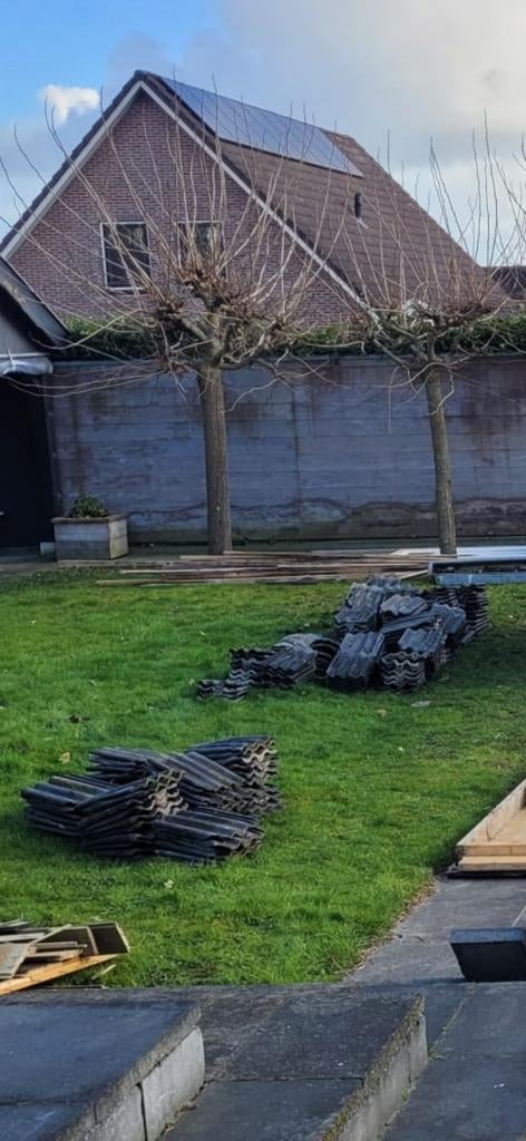 Gratis 360 dakpannen, Ophalen, Steen of Klei, 15 m² of meer, Dakpannen