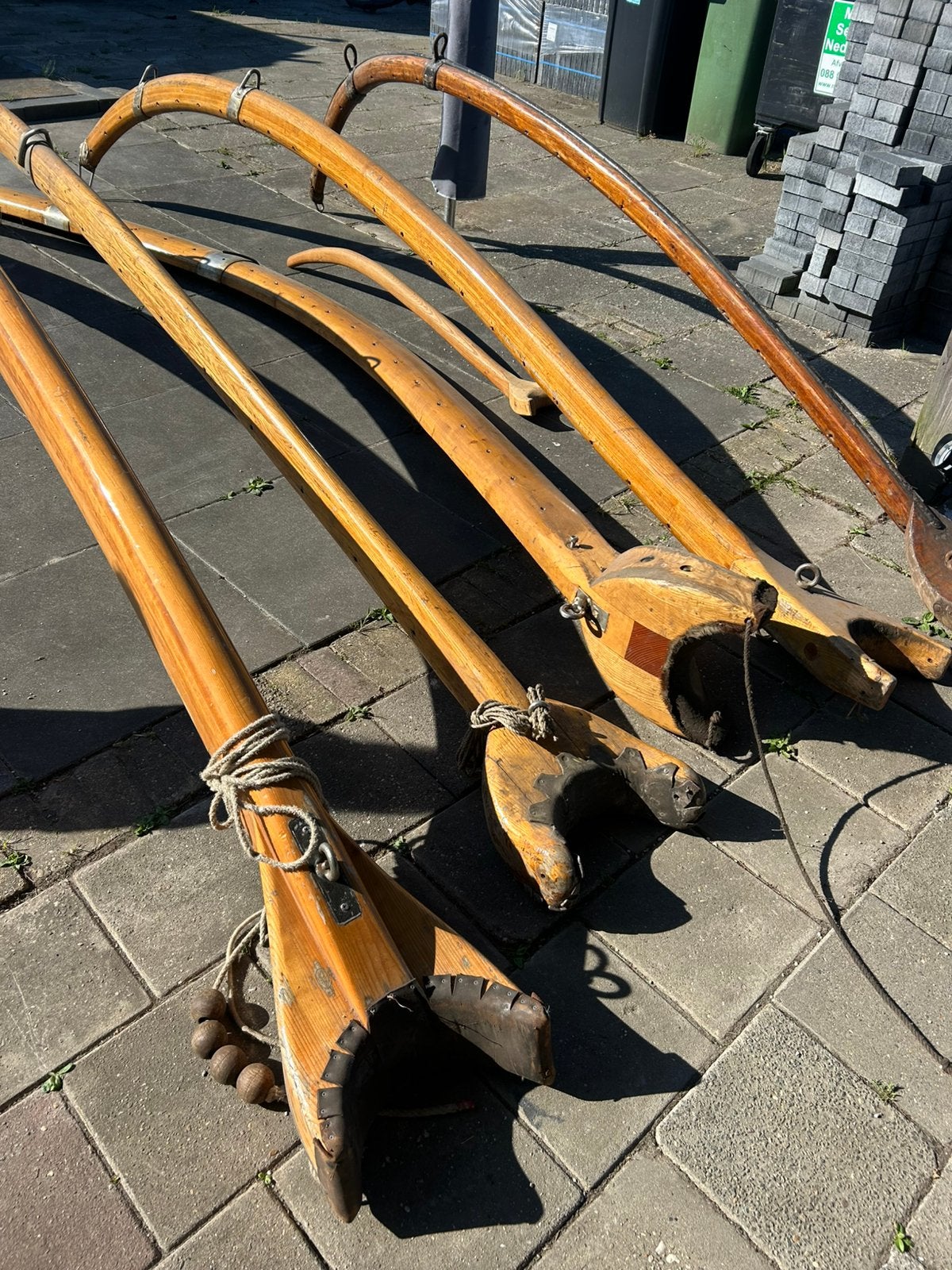 Diverse zeilen, Gaffel, Huiken, Fokken, en meer., Watersport en Boten, Zeilen en Zeiltoebehoren, Ophalen, Gebruikt, Minder dan 15 m²