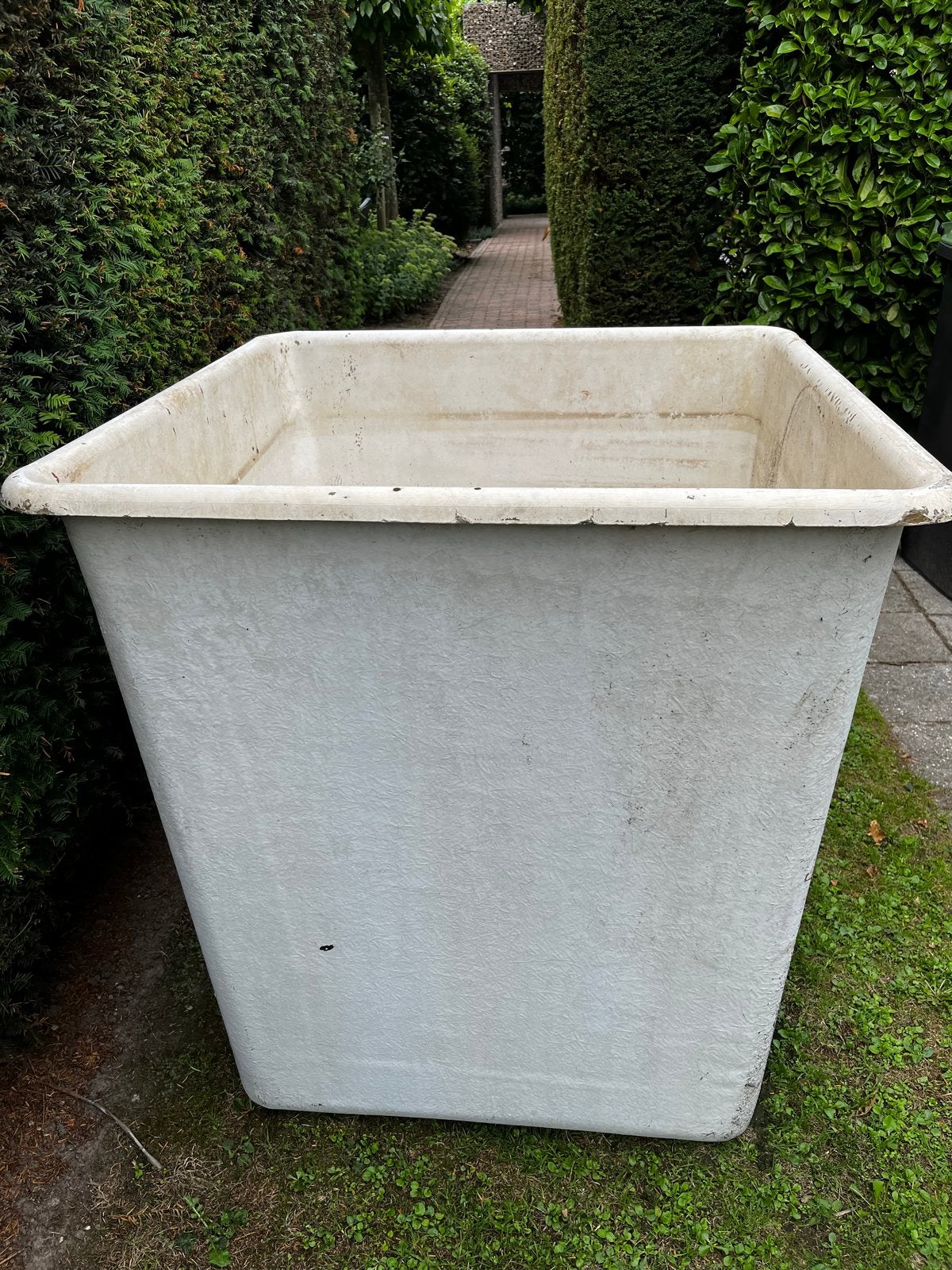Polyester bak 84x84x100 cm - Ideaal voor vis of water, Tuin en Terras, Ophalen, Gebruikt