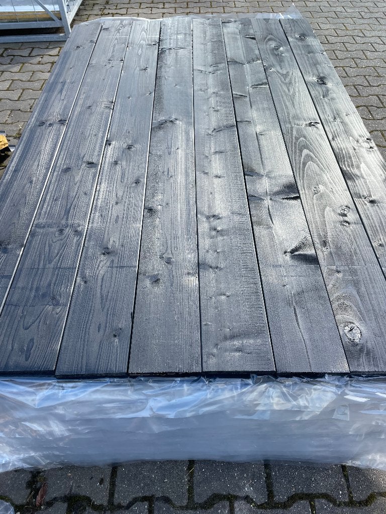 Tuinplank zwart gespoten 16 x 140 x 1800 mm, Tuin en Terras, Palen, Balken en Planken, Ophalen, Nieuw, 180 tot 250 cm, Palen