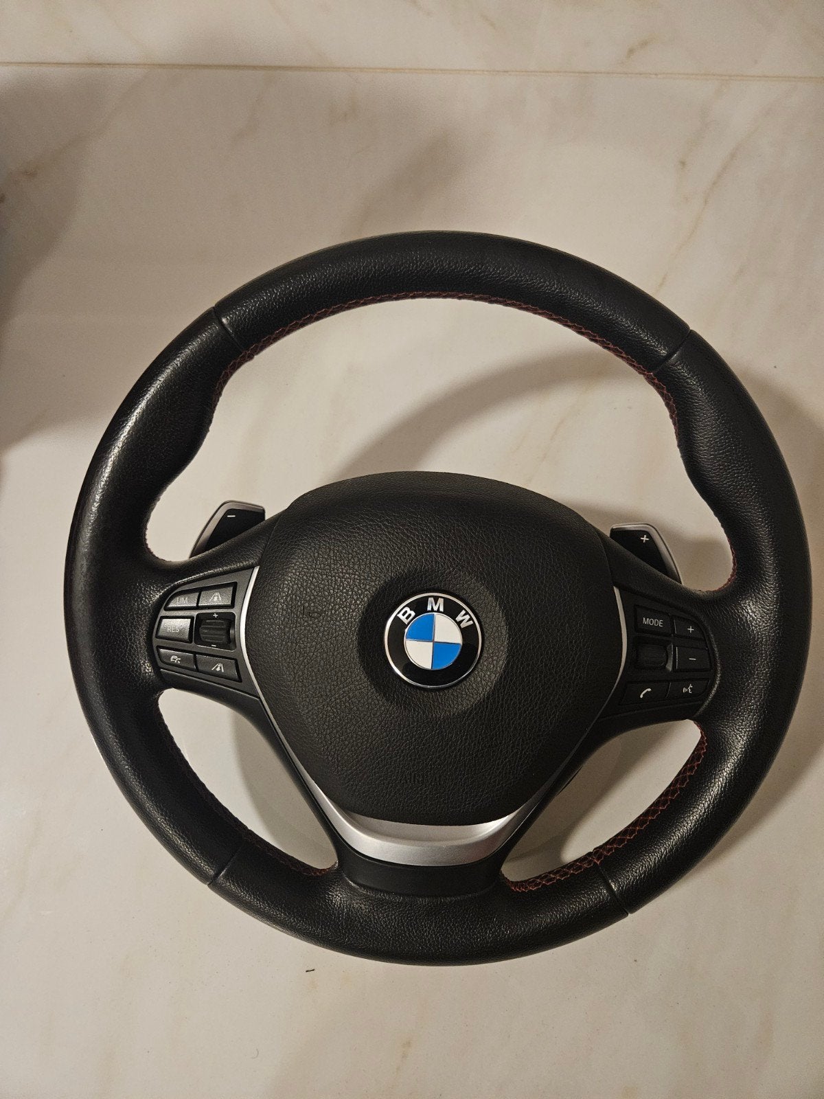 BMW stuurwiel voor 1 3 4 5 serie f series met flippers, Ophalen of Verzenden, Gebruikt, BMW