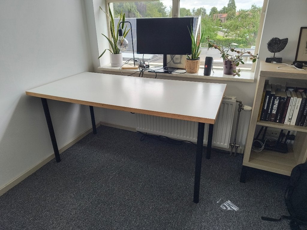 IKEA Bureau / Tafel 150x75cm, Ophalen, Demontabel, Gebruikt, Hout