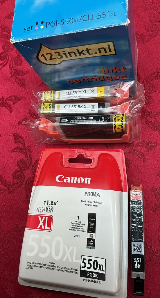 Canon cartridge PGI-550 XL / CLI 551, nieuw in verpakking, Computers en Software, Printerbenodigdheden, Ophalen of Verzenden, Nieuw