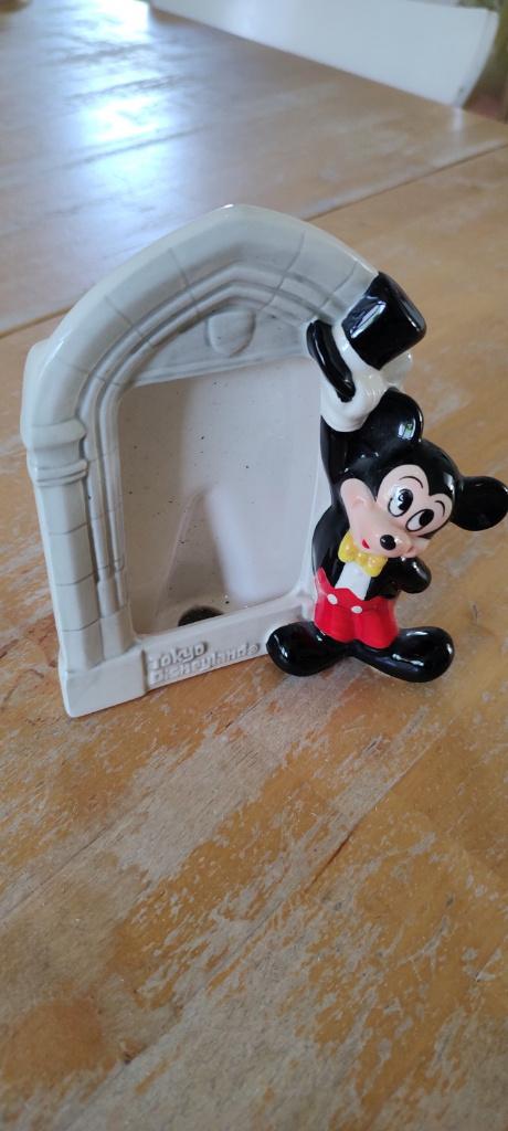 Disneyland Tokio, stenen fotolijstje, Ophalen of Verzenden, Mickey Mouse, Gebruikt, Beeldje of Figuurtje