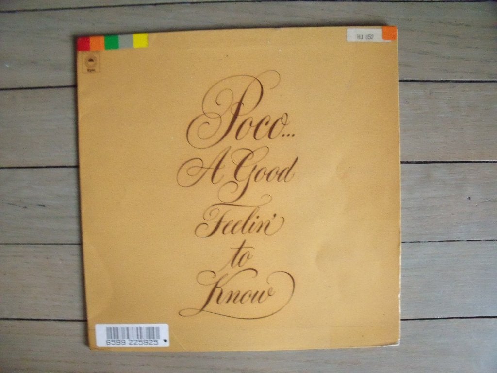Poco - A good feelin' to know, Cd's en Dvd's, Vinyl | Pop, Gebruikt, Ophalen of Verzenden, 12 inch, Gatefold hoes