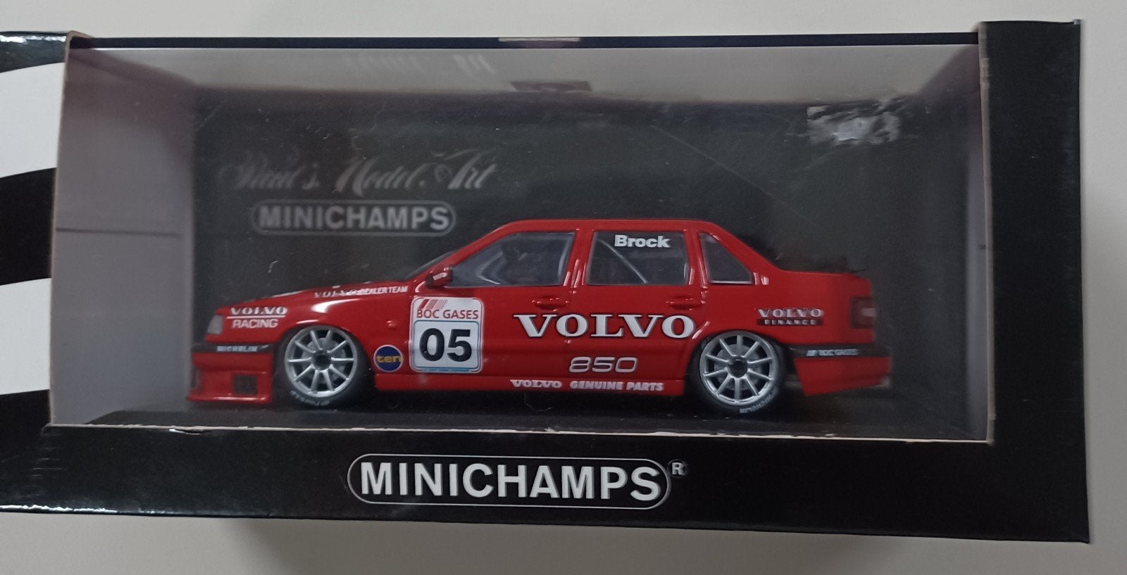 Minichamps Rallye Volvo 850 Peter Brock. Nieuw in de doos., Hobby en Vrije tijd, Modelauto's | 1:43, Ophalen of Verzenden, Nieuw