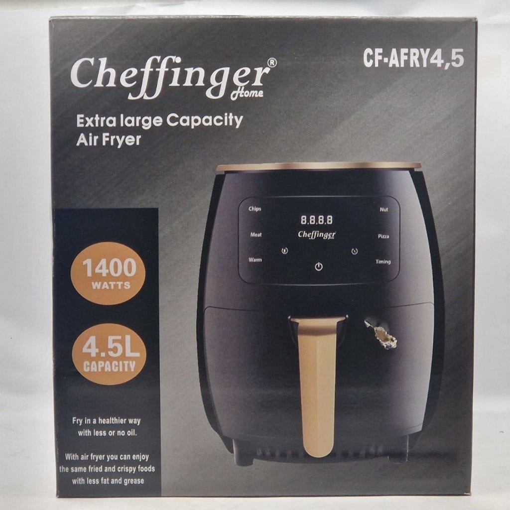 Cheffinger Air fryer 4,5L || 1400W || NIEUW || Nu €39,99!, Telecommunicatie, Mobiele telefoons | Hoesjes en Frontjes | HTC, Gebruikt