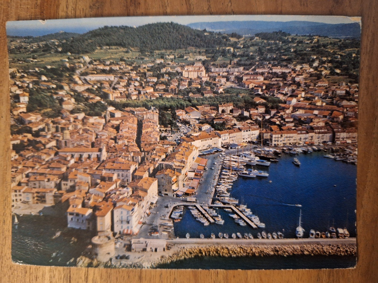 Frankrijk - 83 - Saint Tropez - Vue aerienne, Ophalen of Verzenden, Gelopen, Frankrijk