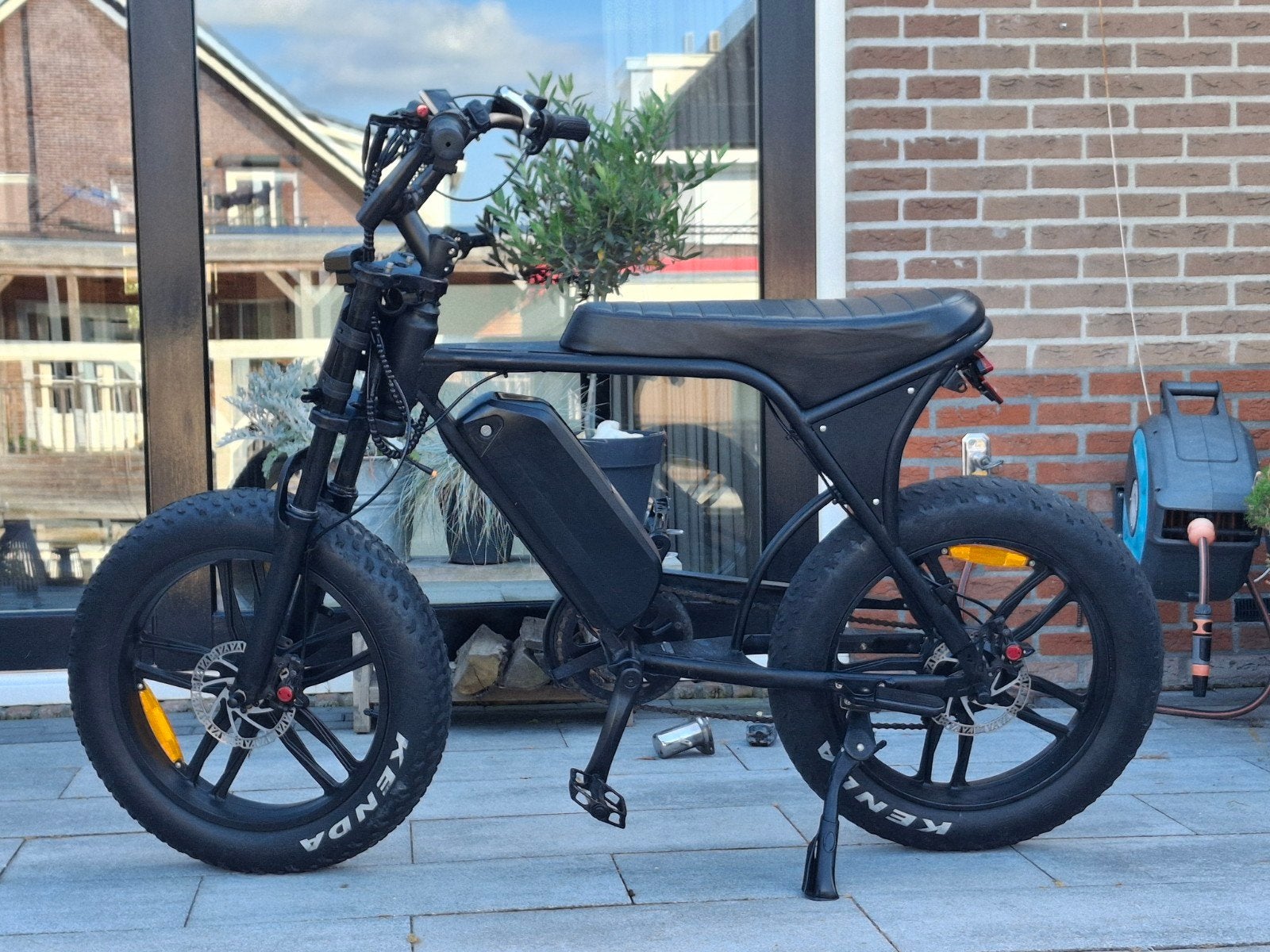 gashendel c80 Fatbike - Goede staat, nieuwe accu met sleutel, Gebruikt, 59 cm of meer, 50 km per accu of meer, Ophalen