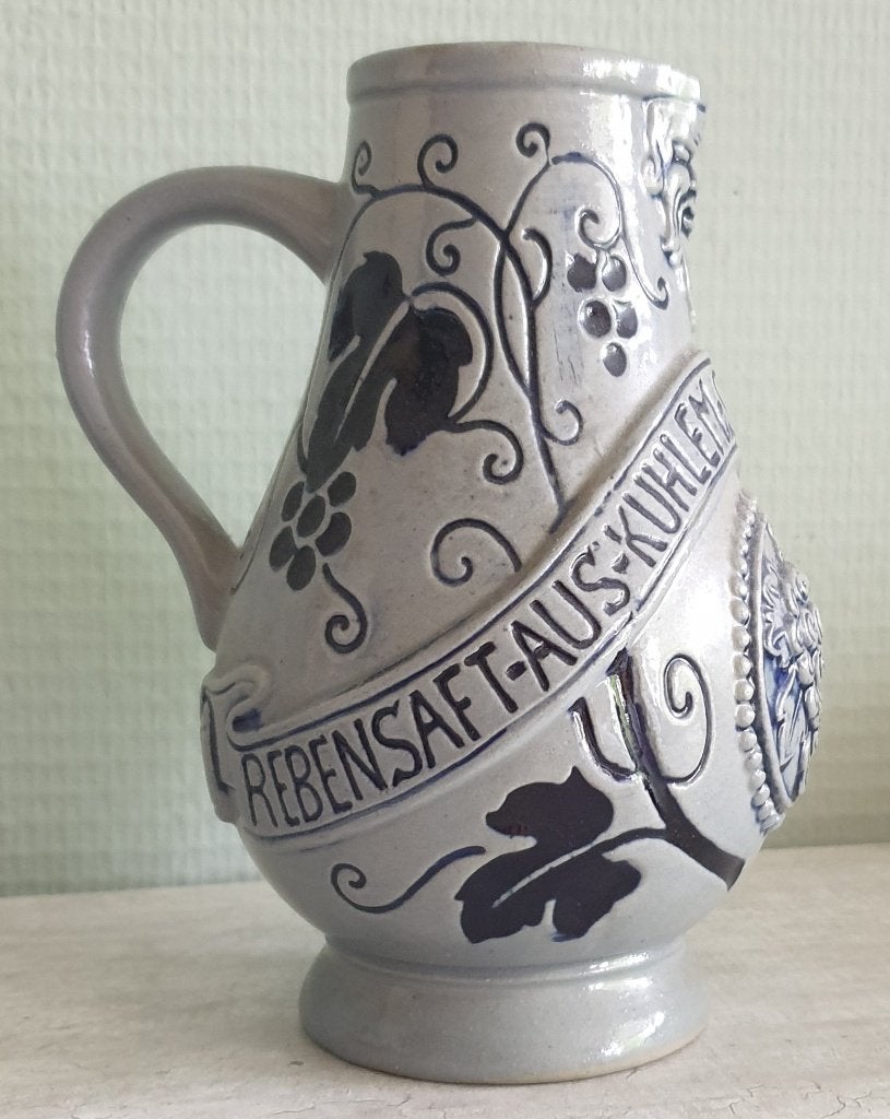 Duitse wijnkan Halve liter, Ophalen of Verzenden
