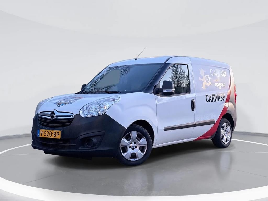 Opel Combo 2014 Mobiele Carwash / Detailing Bus Compleet, Auto's, Stof, Zwart, 4 cilinders, Wit