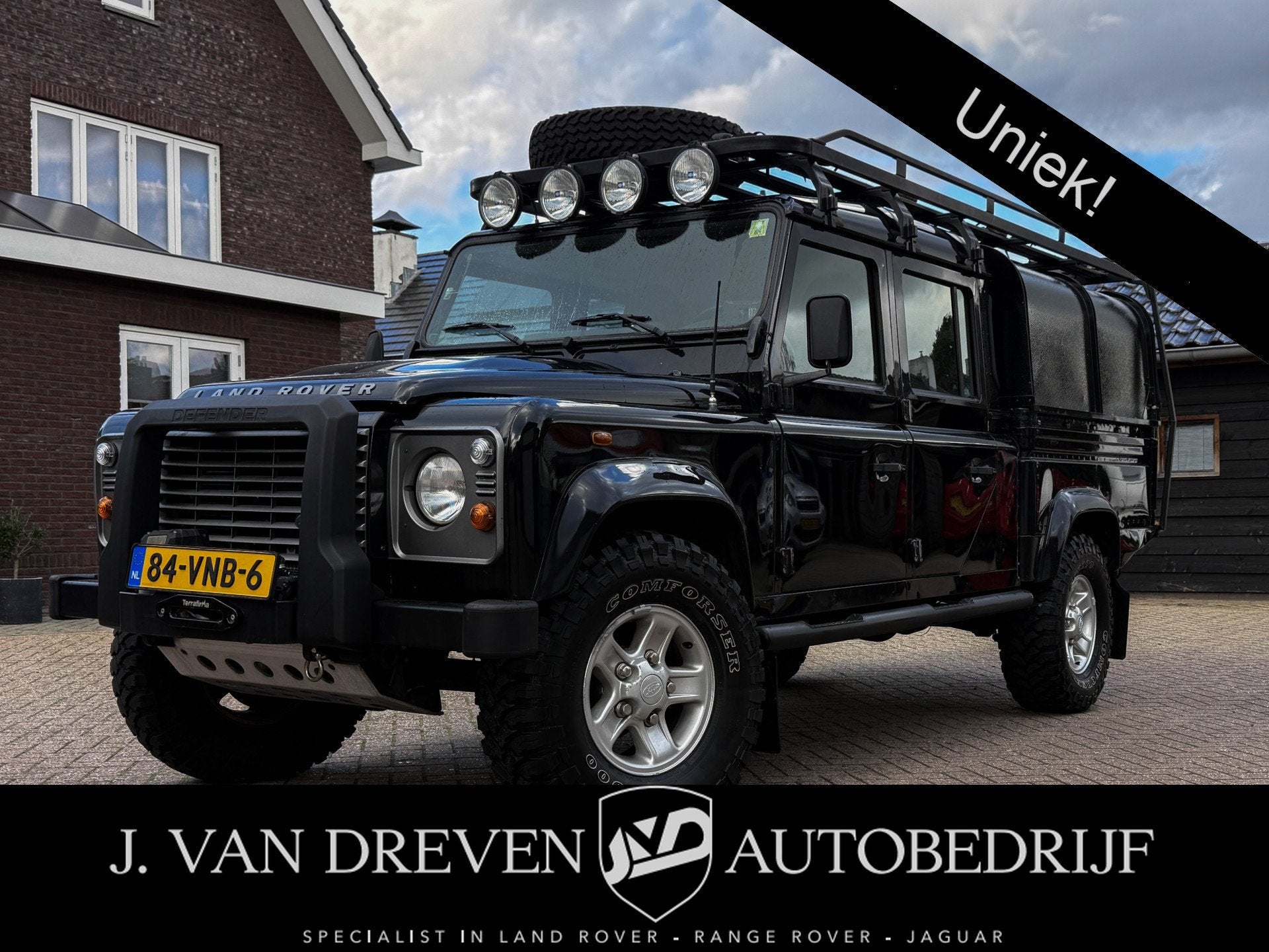 Land Rover Defender 2.4 TD 130" S Crew Cab - Foto's Volgen n, Auto's, Gebruikt, Elektrische ramen, 4 cilinders, 122 pk