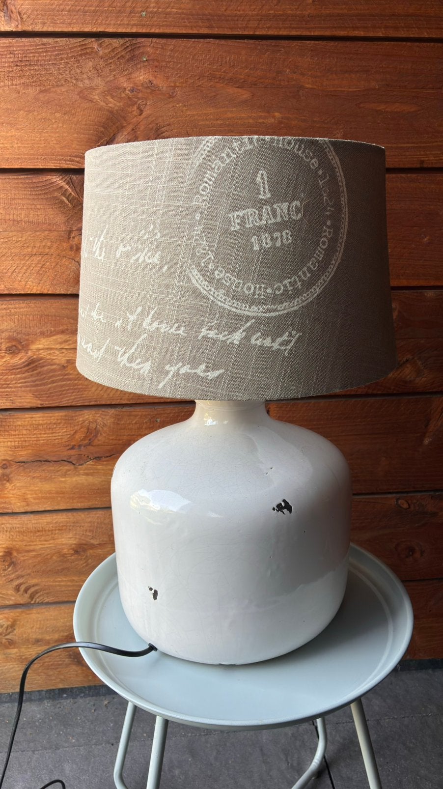 Lamp, Ophalen, Gebruikt, Tafellamp, Wit
