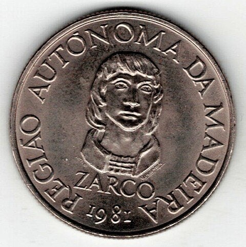 26-1674 Portugal, Madeira 25 escudo 1981, Postzegels en Munten, Munten | Europa | Niet-Euromunten, Ophalen of Verzenden, Overige landen