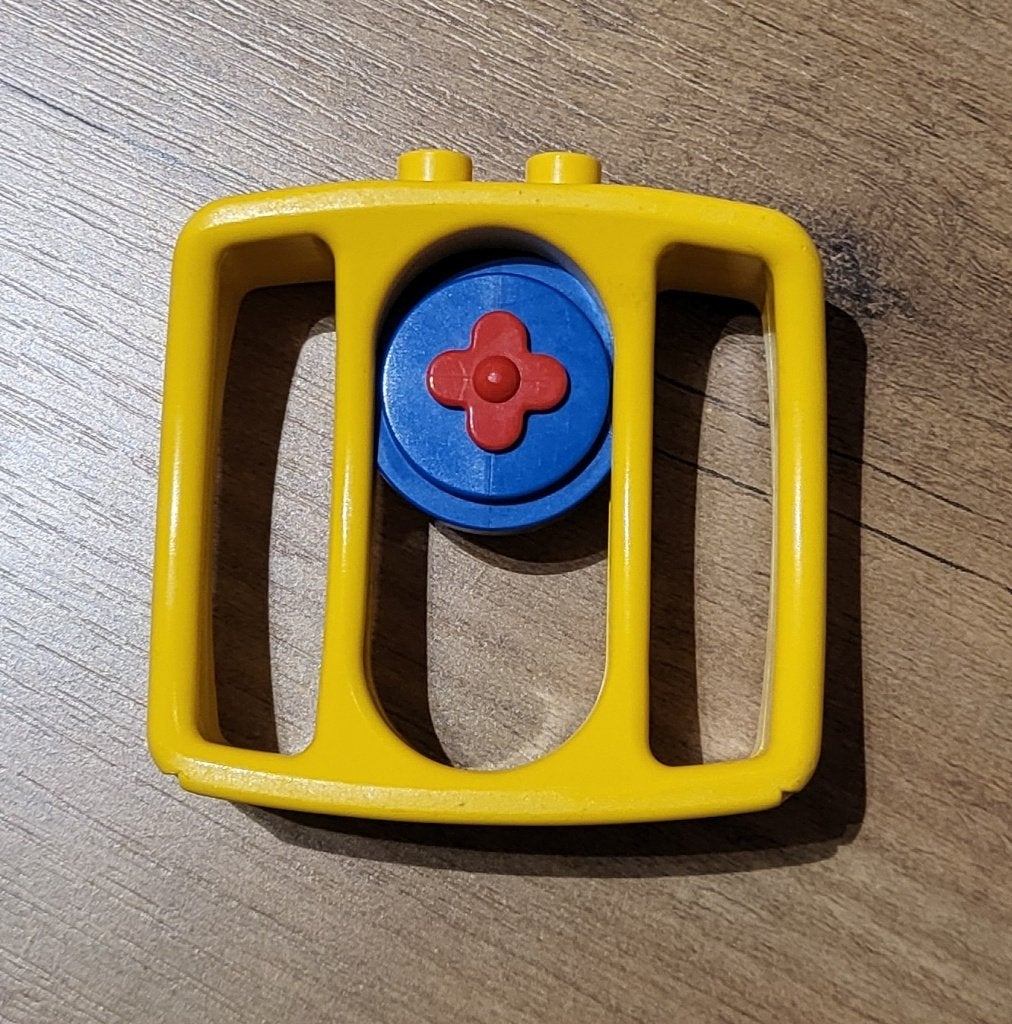 Vintage Lego Duplo rammelaar, Verzenden, Gebruikt, Duplo