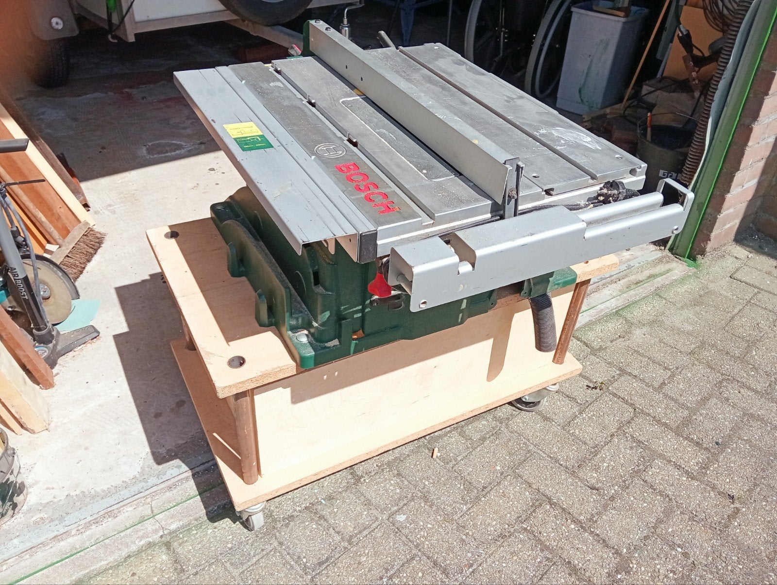 Bosch pts 10 Cirkelzaag - Krachtig en Betrouwbaar, Ophalen, Gebruikt, Cirkelzaag, 70 mm of meer
