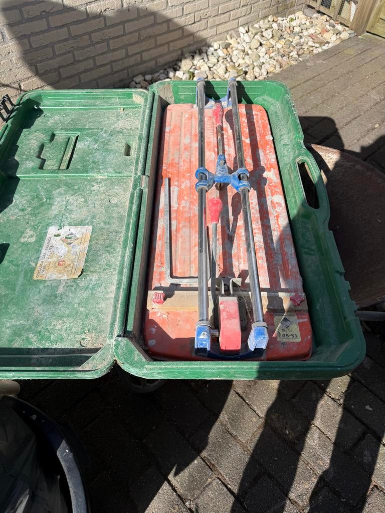 Rubi TS-60 Tegelsnijder - Gebruikt, Doe-het-zelf en Verbouw, Tegels, Gebruikt, Ophalen of Verzenden