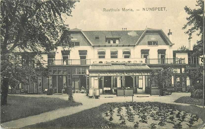 380-804-019 Nunspeet Rusthuis Moria, Verzenden, Voor 1920, Gelderland