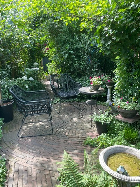 Mason Wicker terras stoelen ( 2 stuks), Ophalen, Gebruikt, Wicker