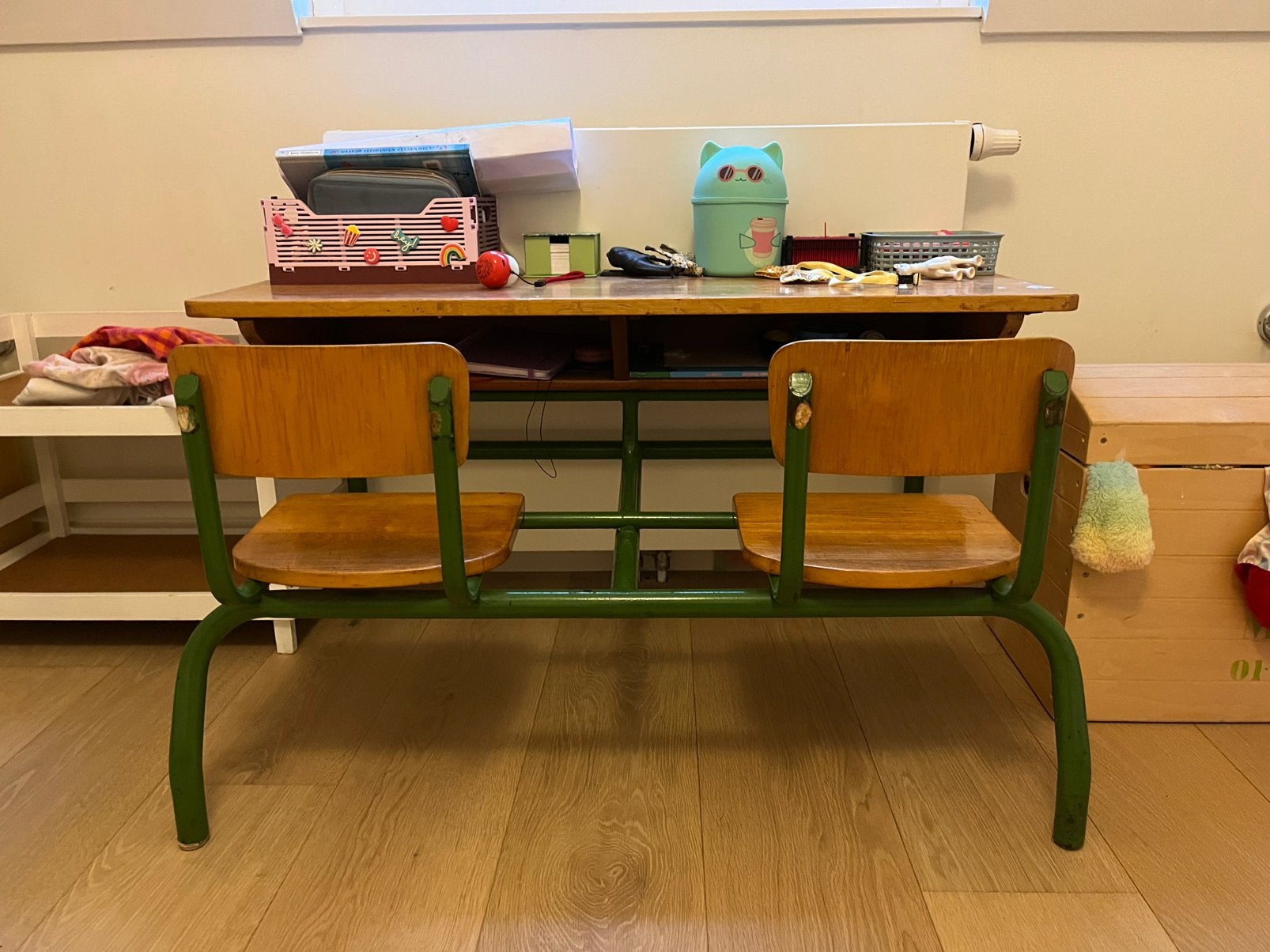 Vintage kinder bureau, Ophalen, Gebruikt