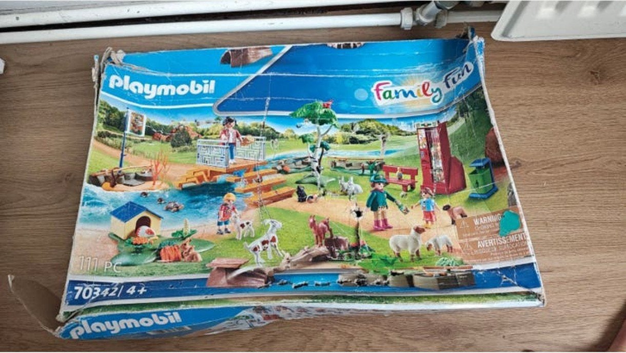 Playmobil Family Fun en Throw and Move spel, Ophalen, Gebruikt, Jongen of Meisje