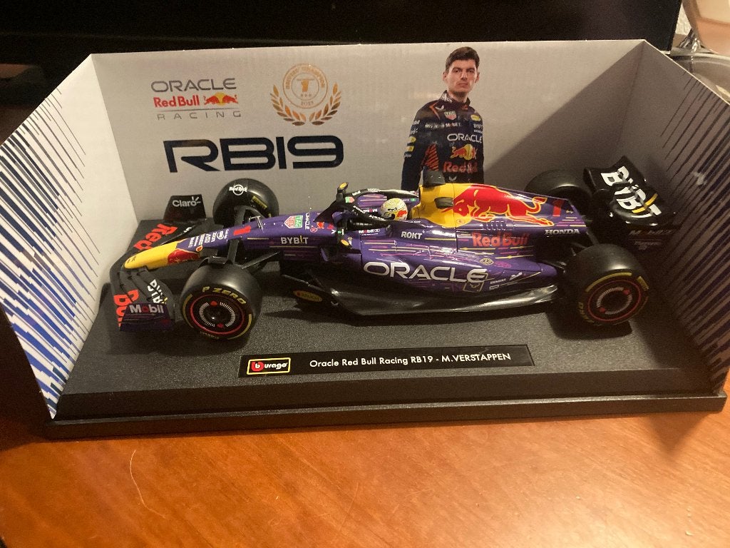 Verstappen RB19 Las Vegas, Ophalen of Verzenden, Nieuw, Auto, Bburago