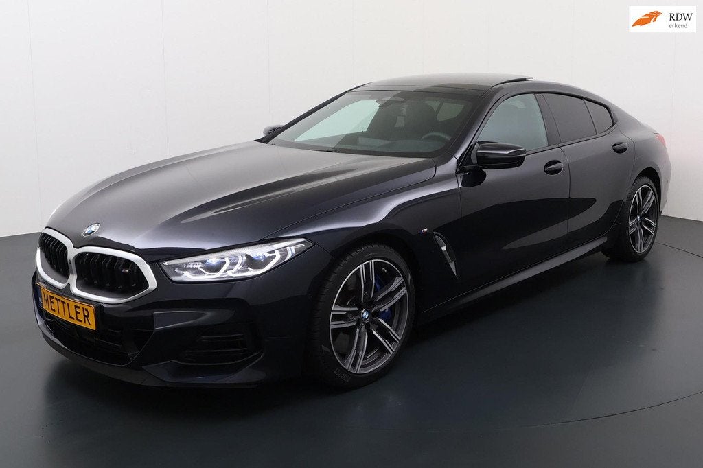 BMW 8-serie Gran Coupé M850i xDrive High Executive softclos, Auto's, BMW, Bedrijf, Te koop, 8-Serie Gran Coupé, 360° camera, 4x4