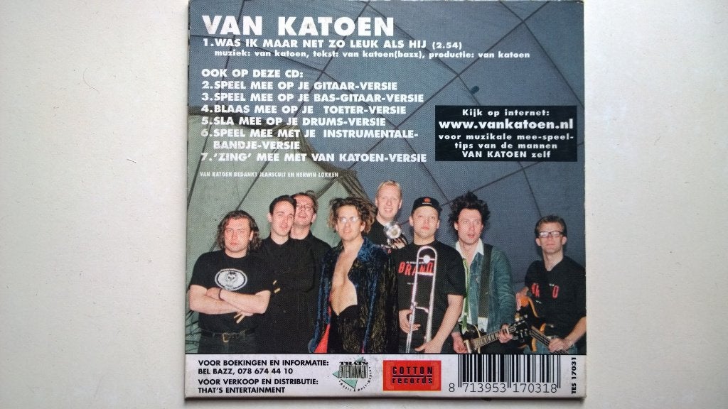 VanKatoen - Was Ik Maar Net Zo Leuk Als Hij, Ophalen of Verzenden, Zo goed als nieuw, Nederlandstalig