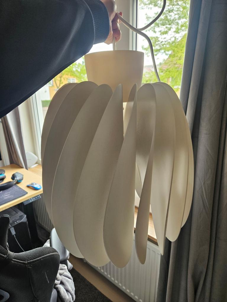 SKYMNINGEN ikea hanglamp, Ophalen, Zo goed als nieuw, Kunststof, Modern, Scandinavisch