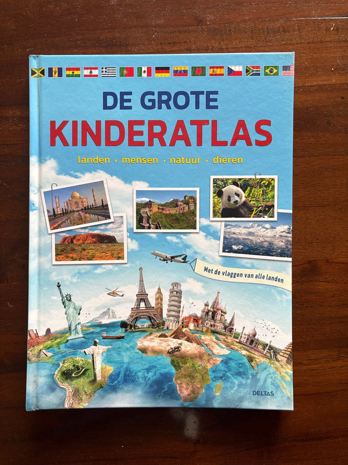 De Grote Kinderatlas: Landen, Mensen, Natuur, Dieren, Ophalen, Gelezen, Non-fictie