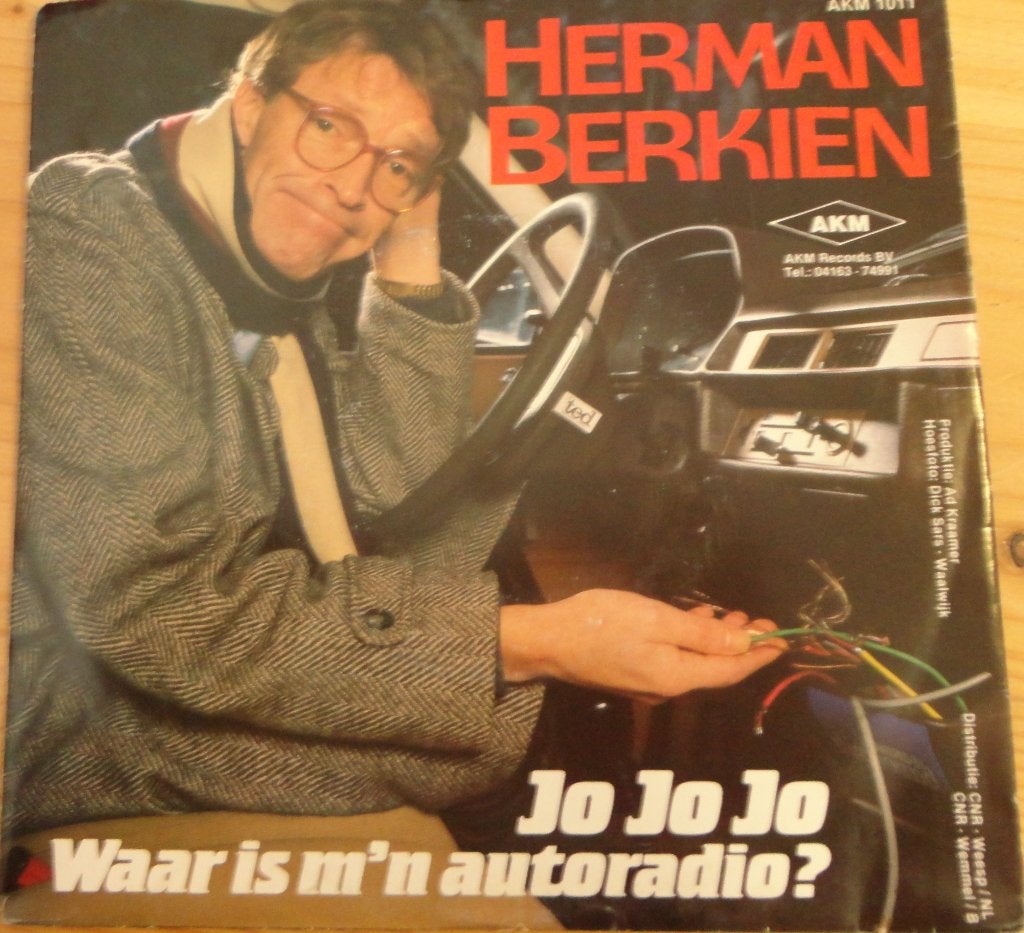 Herman Berkien > Jo Jo Jo waar is m'n autoradio, Ophalen of Verzenden, Gebruikt, 7 inch, Nederlandstalig