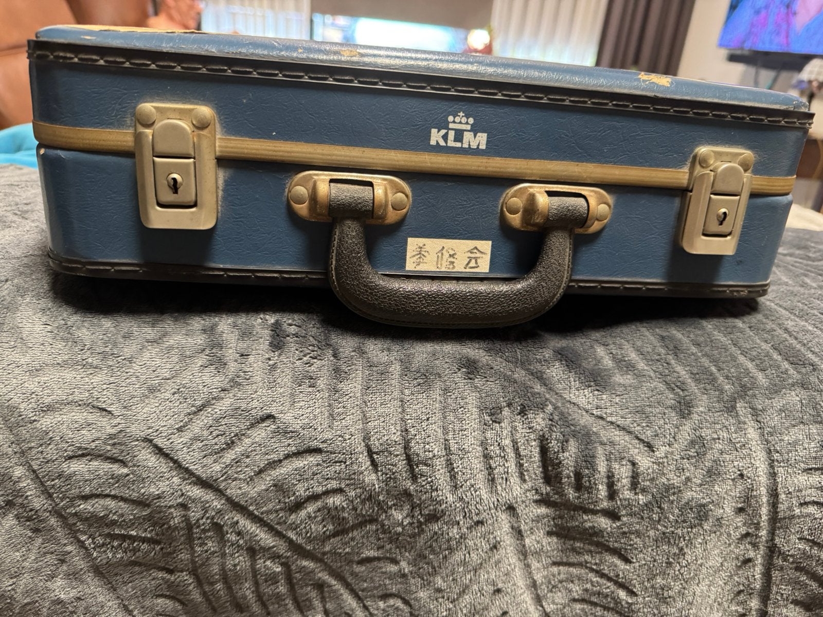 Vintage KLM  koffer, Ophalen of Verzenden