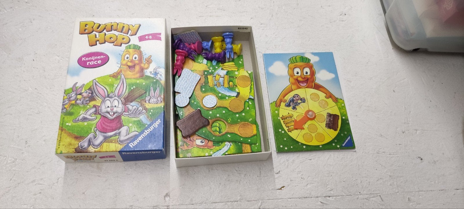 Bunny hop, Drie of vier spelers, Ophalen, Zo goed als nieuw, Ravensburger