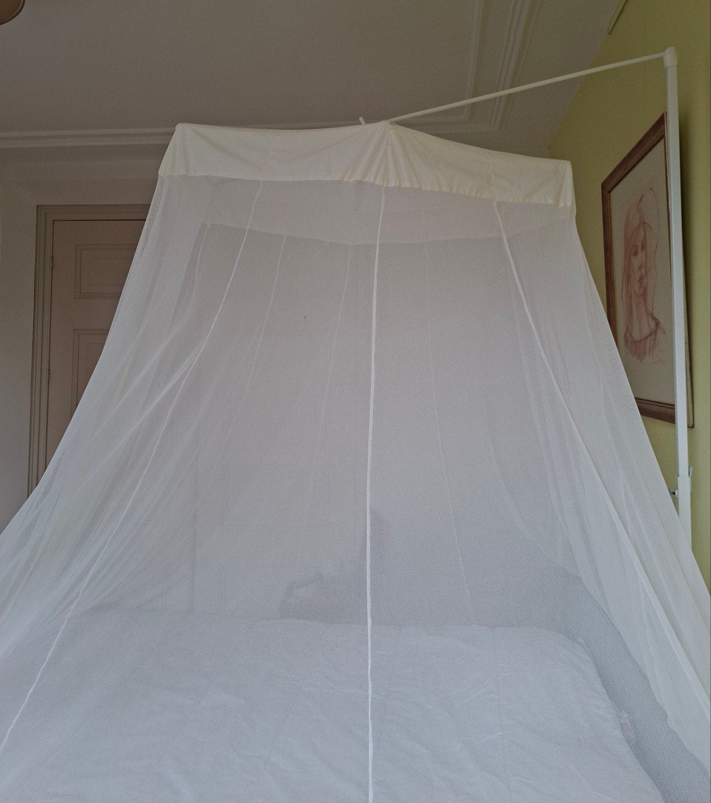 klamboe King Size, wit, Ophalen, Zo goed als nieuw, Tweepersoons, Wit