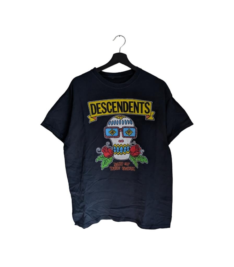 descendents day of the dork milo sugar skull t-shirt medium, Kleding | Heren, T-shirts, Gedragen, Maat 48/50 (M), Zwart, Ophalen of Verzenden