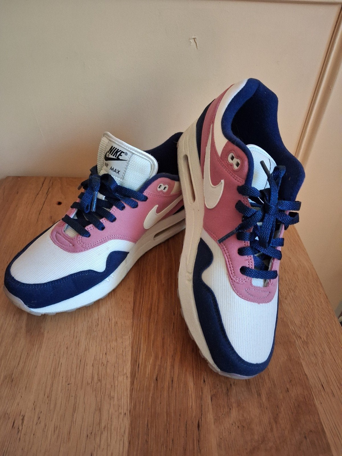 Nike Airmax 1 maat 45 zgan, Kleding | Heren, Schoenen, Nike air max, Wit, Ophalen of Verzenden, Zo goed als nieuw